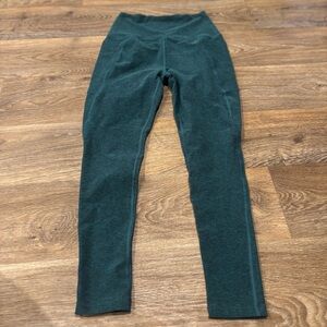 Beyond Yoga Spacedye Out of Pocket Legging Green Heather M Yoga Gym